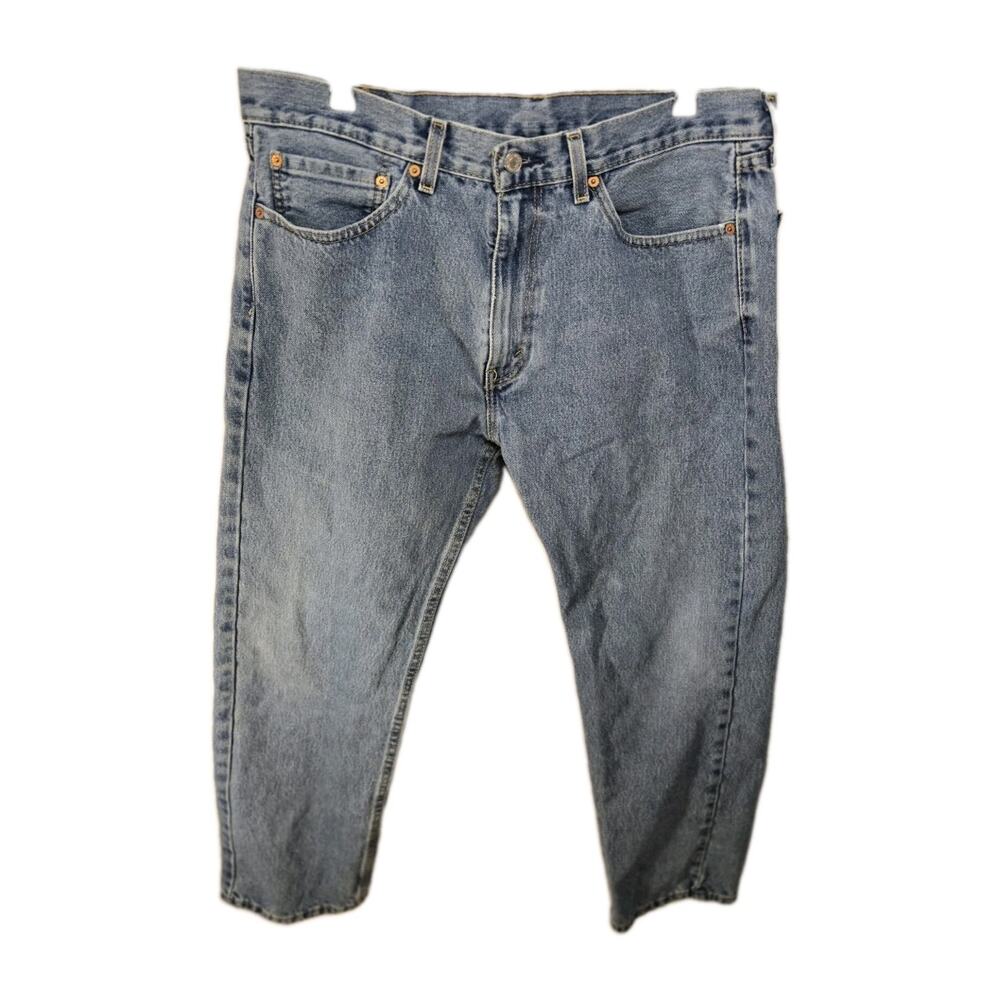 Levi’s 505 Jeans US Mens Size 36x29 Blue Relaxed Straight Leg Denim Pants